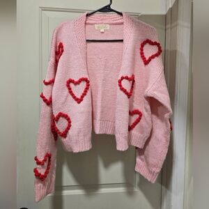 Listicle Heart Cardigan